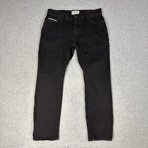 Sun+Stone Slim-Fit Jeans Men's 32W 30L Black Skinny Ankle Mid Rise WPL8046 Work